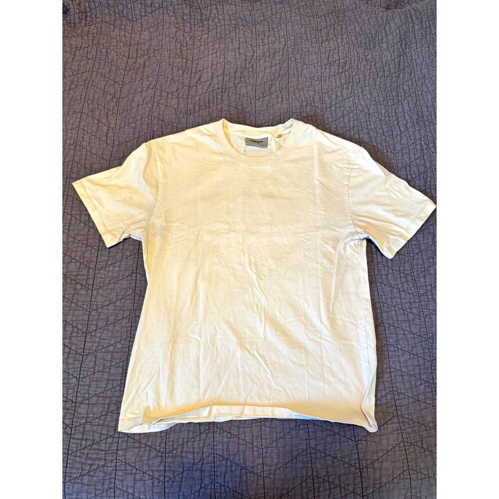 Fear of God ESSENTIALS Men’s White Back Logo Crew Neck Tee Sz M